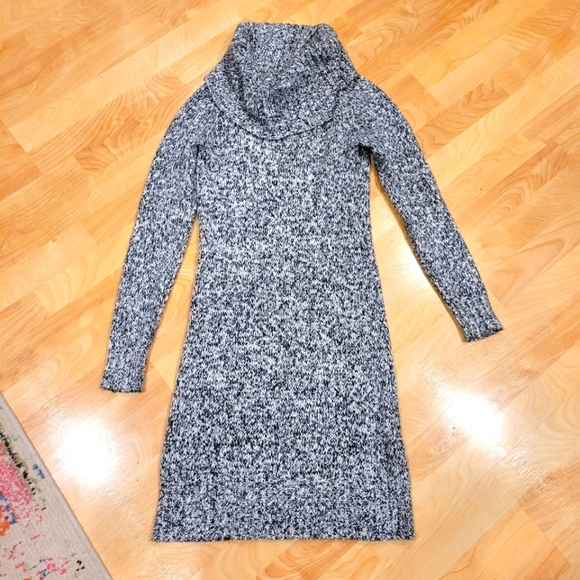 Express Cowl Neck Midi Knit Sweater Dress Size XS - Picture 4 of 7
